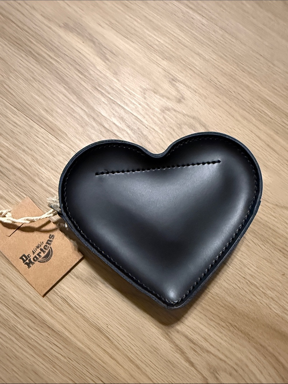 Dr. Martens Black Heart-Shaped Mini Purse - Picture 3 of 4